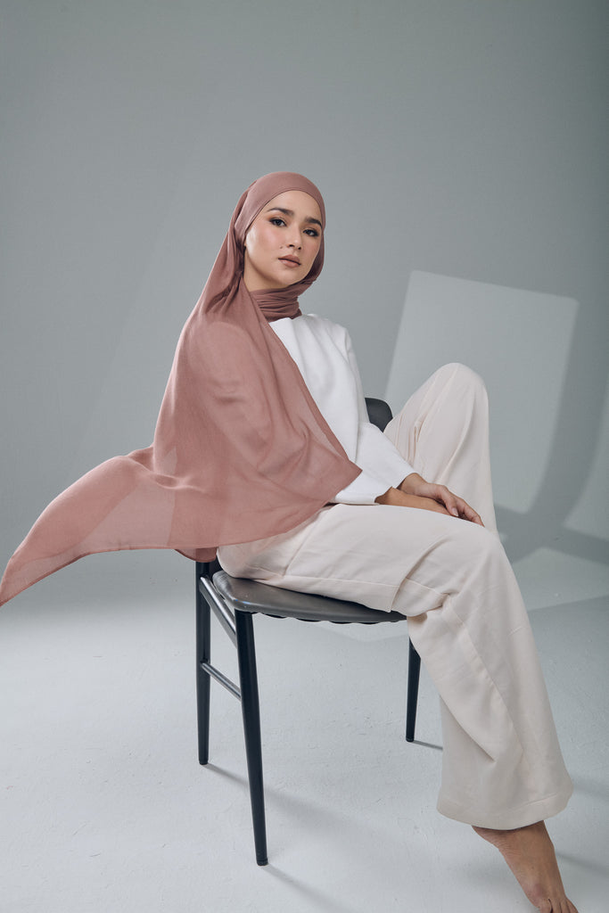 Naima Modal Shawl | Chestnut