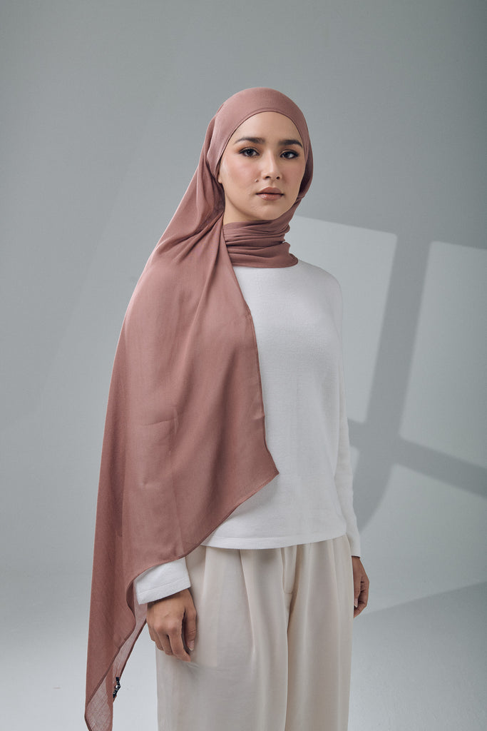 Naima Modal Shawl | Chestnut