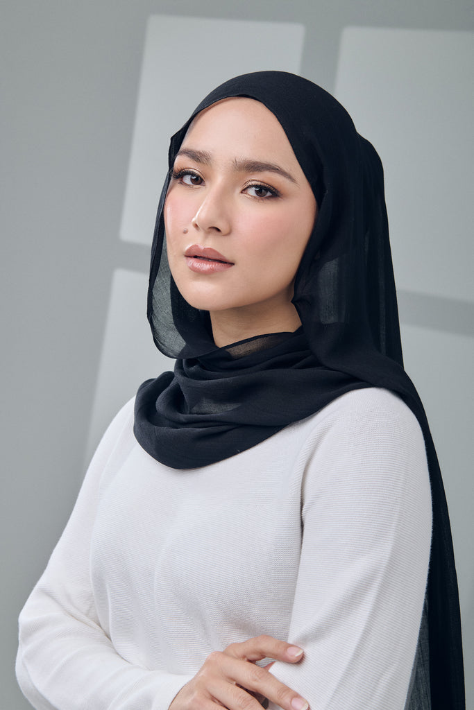 Naima Modal Shawl | Onyx