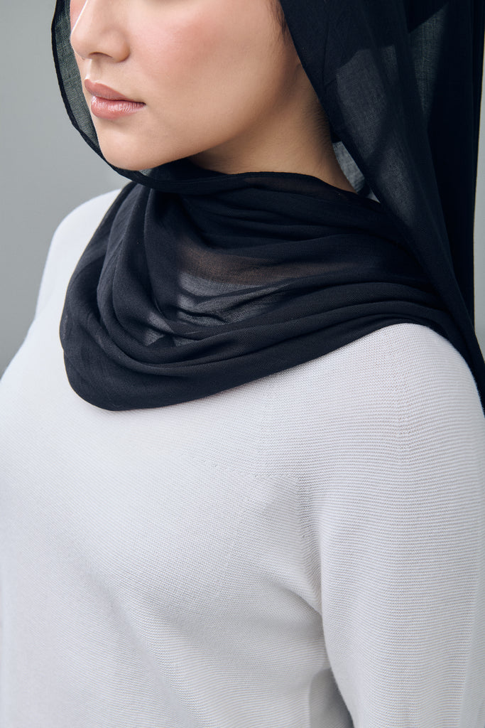 Naima Modal Shawl | Onyx