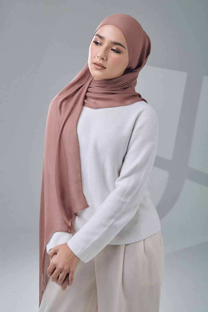 Naima Modal Shawl | Chestnut