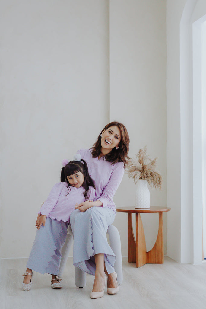 Girls Melati Kurung | Lilac