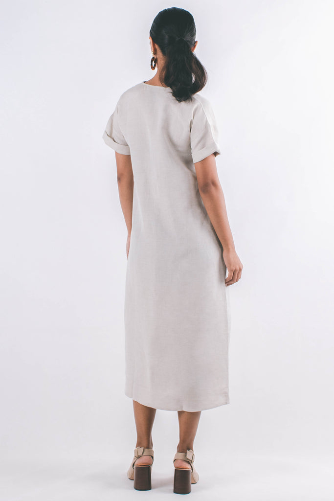 Ayla Shirt Dress | Sand
